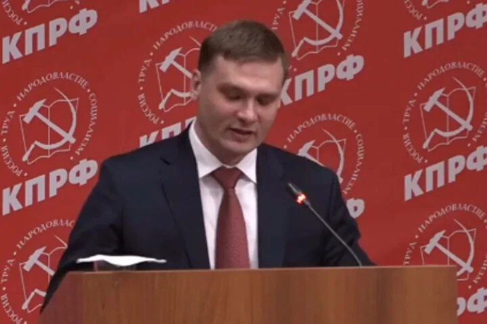 Валентин Коновалов на пленуме КПРФ
