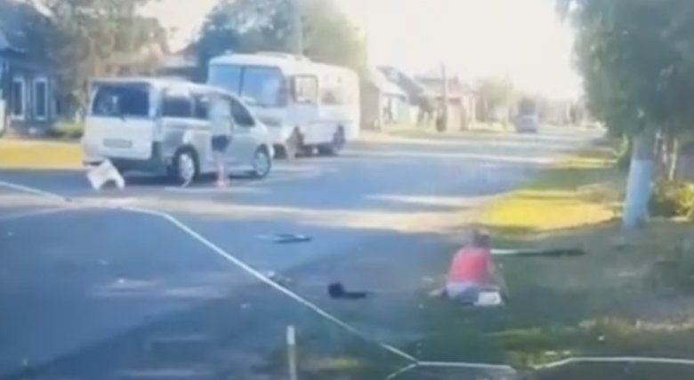 Стоп-кадр видео Госавтоинспекции Красноярского края