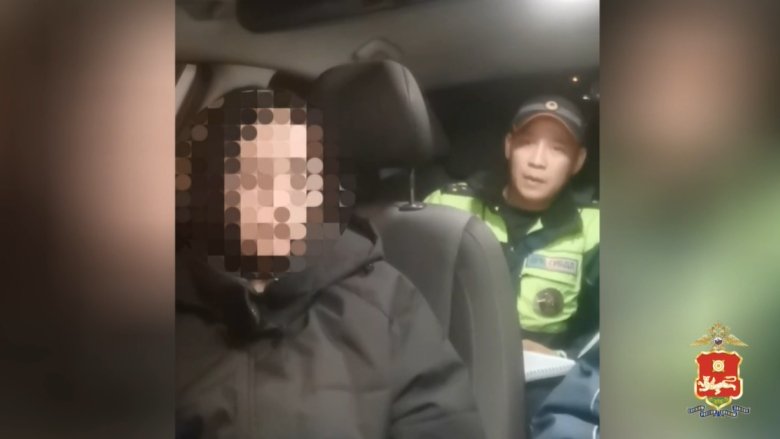 Стоп-кадр видео МВД по Хакасии
