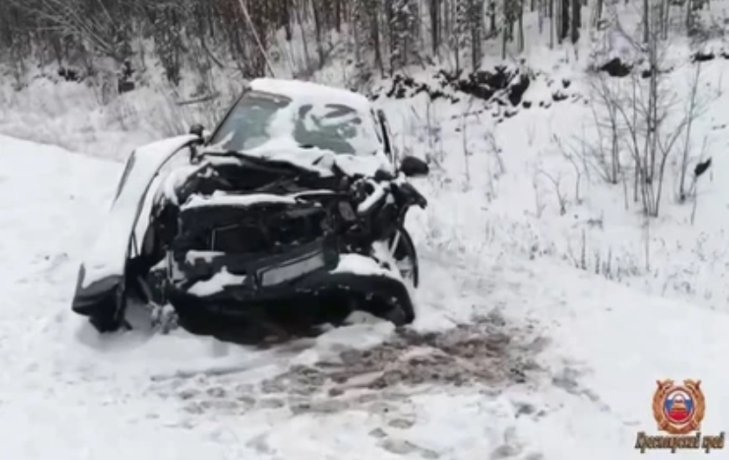 Стоп-кадр видео Госавтоинспекции Красноярского края