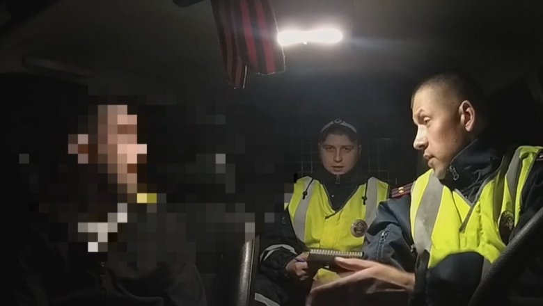 Стоп-кадр видео Госавтоинспекции Хакасии