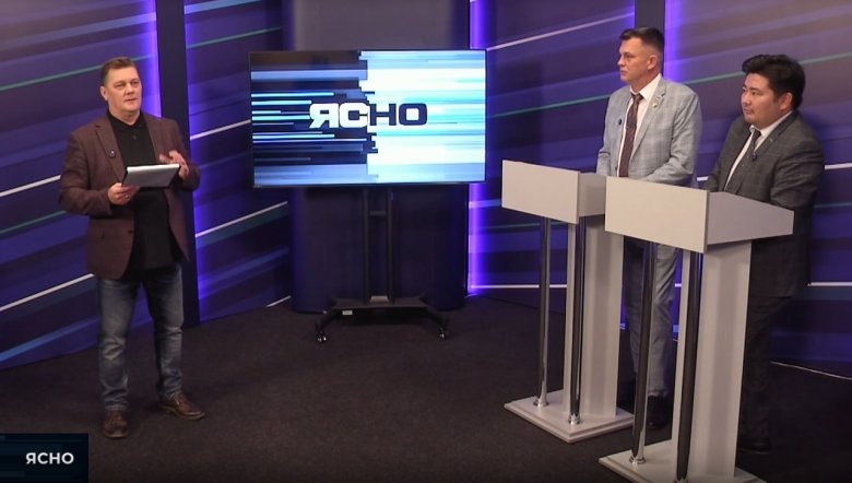 Фото: Михаил Валов в программе "Ясно" / скрин-шот эфира РТС 