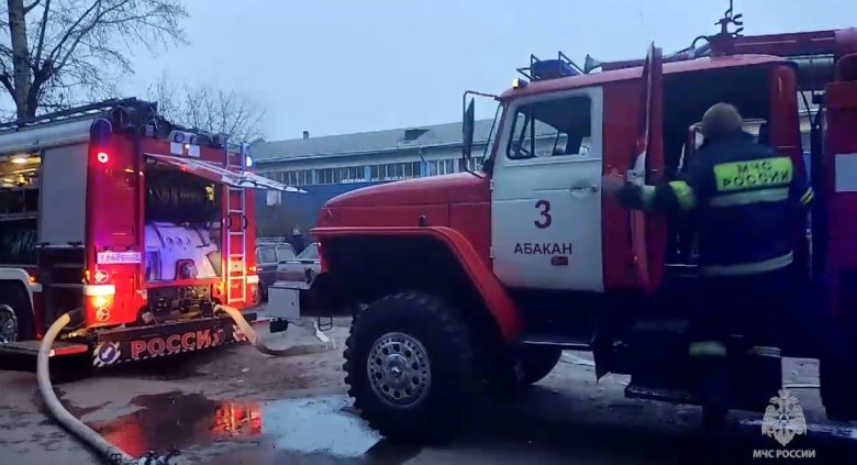 Фото: Стопкадр видео МЧС России по Хакасии