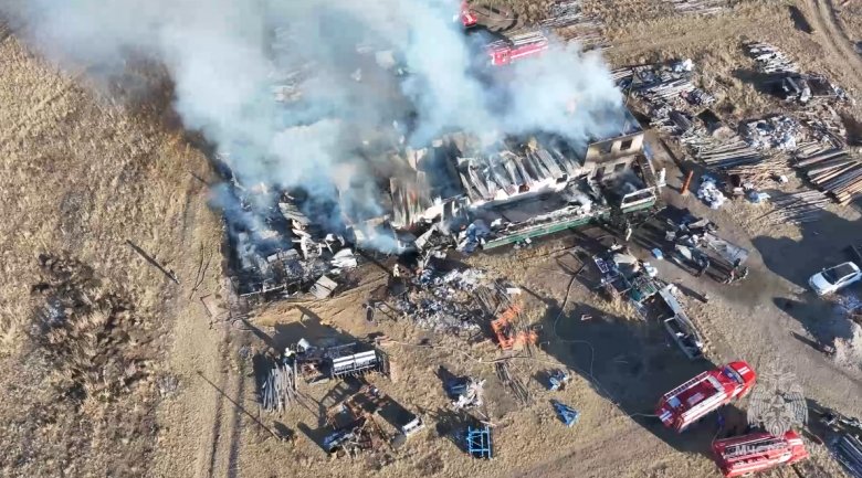 Фото: Стопкадр видео МЧС России по Хакасии