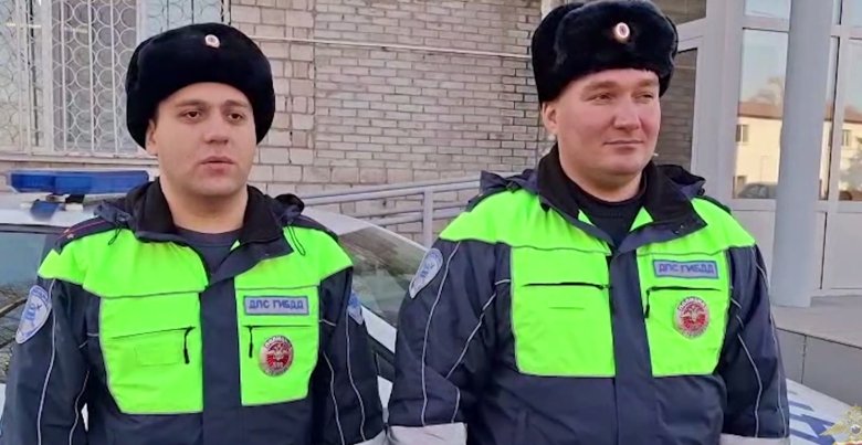 Стоп-кадр видео МВД по Хакасии