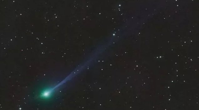 Фото: Лаборатория солнечной астрономии (XRAS)/Telegram У межзвездного объекта 3I/ATLAS наблюдается редкий пылевой антихвост. Архивное фото