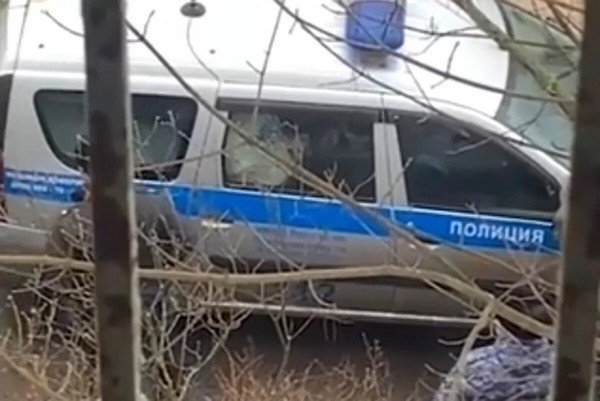 Задержание нападавшего. кадр из видео