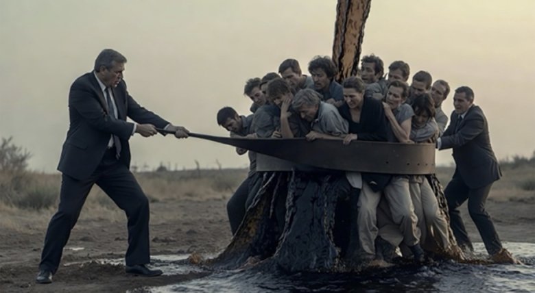 Фото: Чиновники затягивают наши пояса, выжимая «новую нефть». Коллаж Царьграда