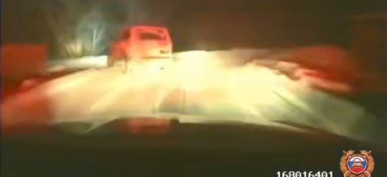 Стоп-кадр видео Госавтоинспекции Шушенского района