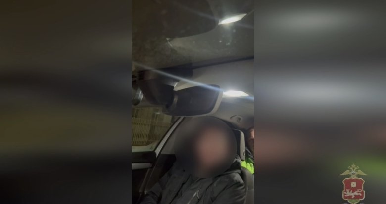 Стоп-кадр видео Госавтоинспекции 