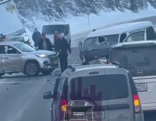 Фото: Стопкадр видео ЧП Красноярск