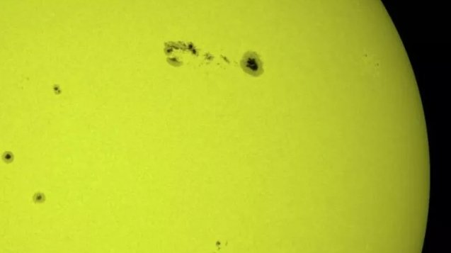 Фото: Лаборатория солнечной астрономии (XRAS)/Telegram Кадр, на котором запечатлен один из сильнейших всплесков активности на Солнце