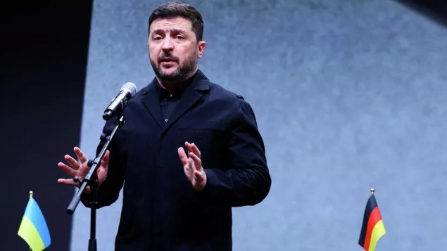 Фото: © REUTERS / Thilo Schmuelgen Владимир Зеленский на Мюнхенской конференции по безопасности