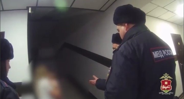 Фото: Стопкадр видео МВД по Хакасии 