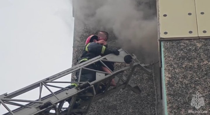 Фото: Стопкадр видео МЧС России по Хакасии 