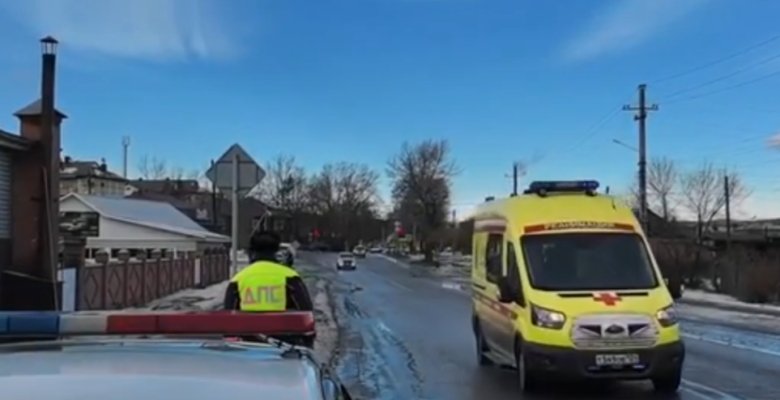 Стоп-кадр видео Госавтоинспекции Красноярского края