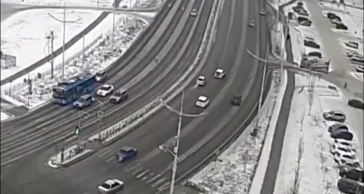 Фото: Стопкадр видео ГАИ Абакана 