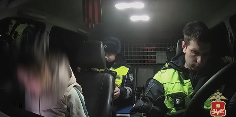 Стоп-кадр видео МВД по Хакасии