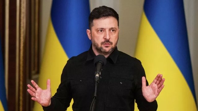 Фото: © AP Photo / Danylo Antoniuk Владимир Зеленский. Архивное фото