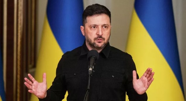 Фото: © AP Photo / Danylo Antoniuk Владимир Зеленский. Архивное фото