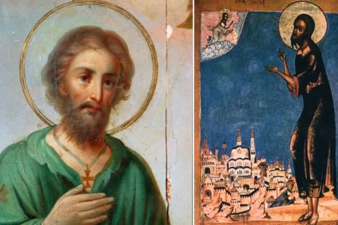 Фото: Алексий, человек Божий (православная икона слева) и икона XVII века (справа). 