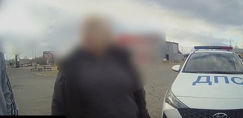 Стоп-кадр видео Госавтоинспекции по Хакасии