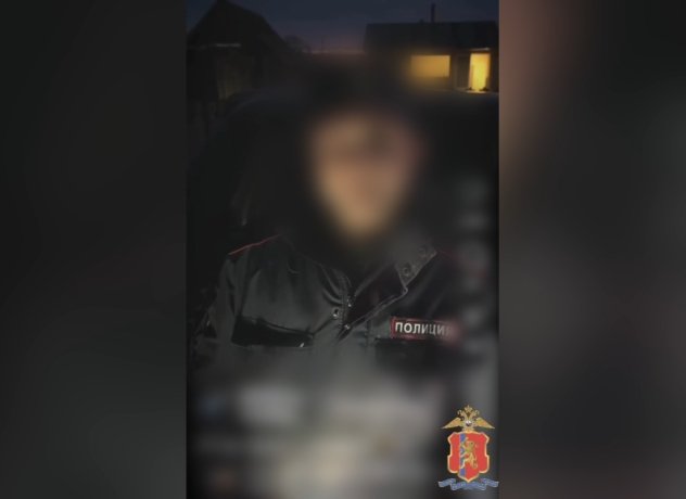 Фото: Стопкадр видео МВД по Красноярскому краю
