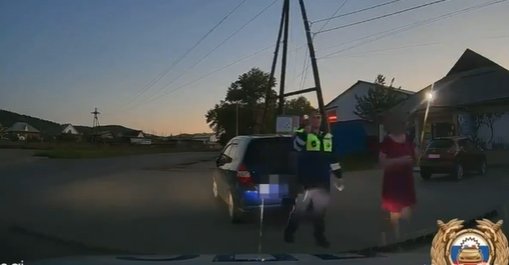 Фото: Стопкадр видео Госавтоинспекции Хакасии