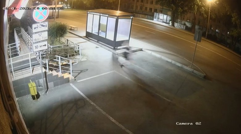 Фото: Стопкадр записи камеры видеонаблюдения