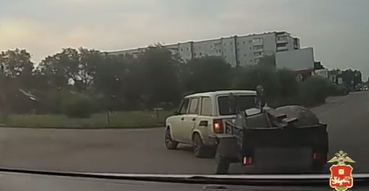 Фото: Стопкадр видео МВД по Хакасии