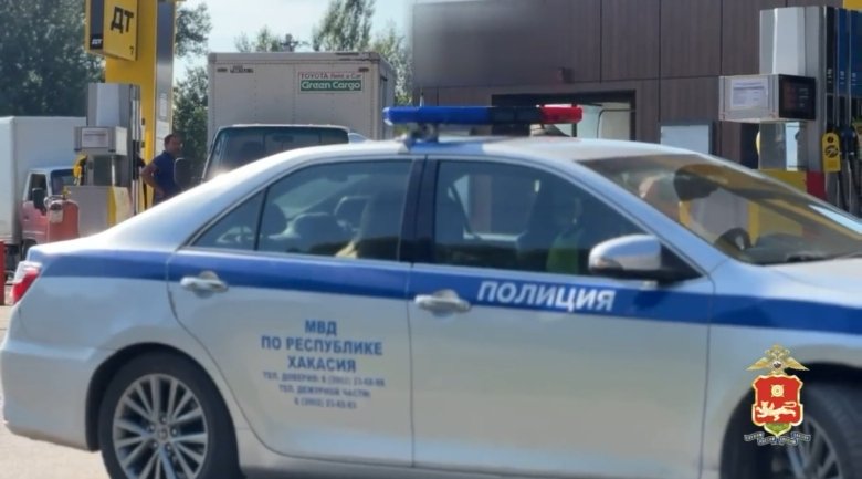 Фото: Стопкадр видео МВД по Хакасии 