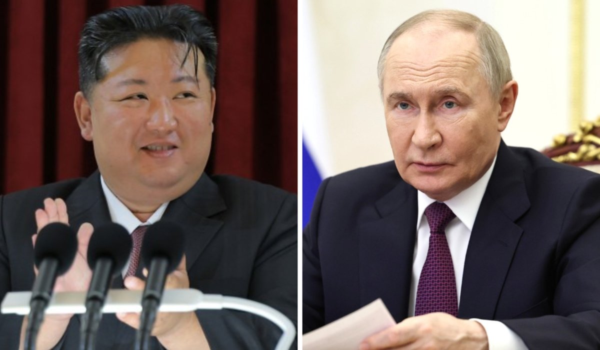 Фото © kcna.kp / kremlin.ru