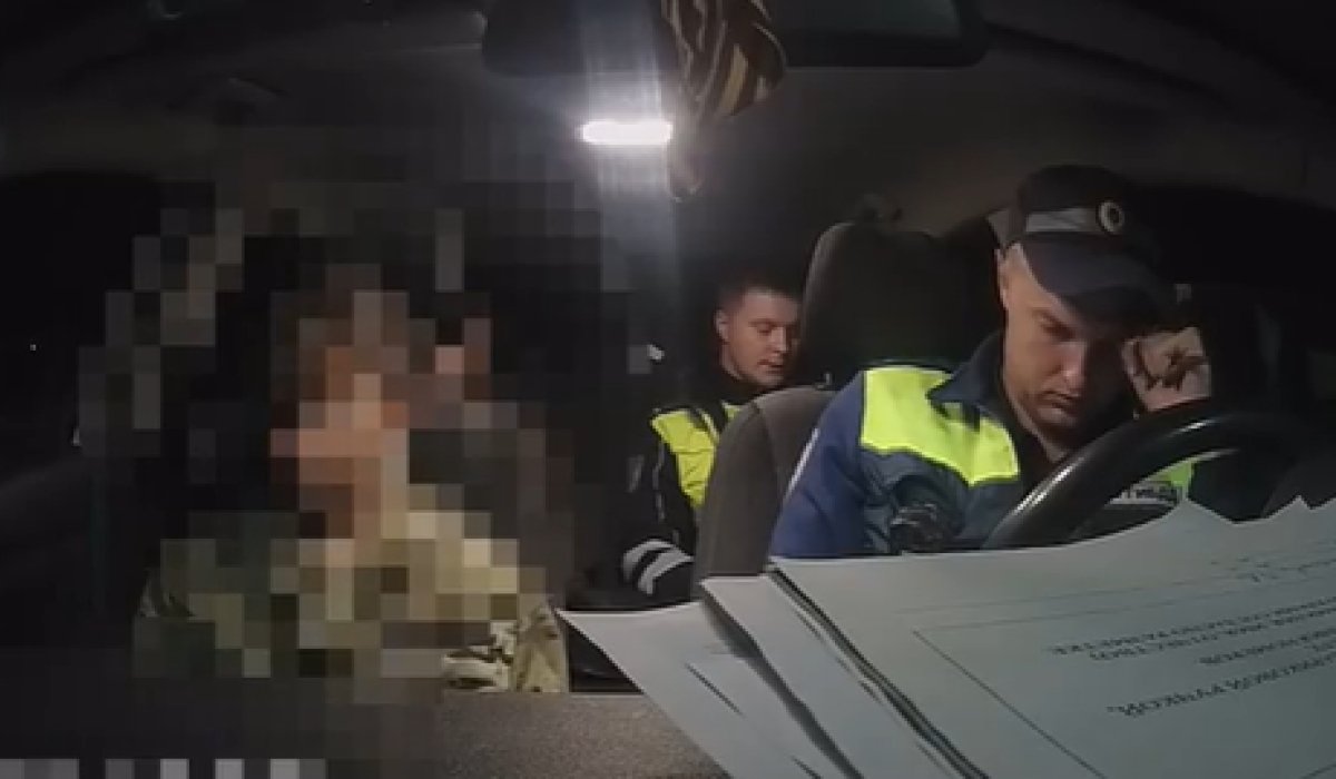 Фото: Стопкадр видео Госавтоинспекции Хакасии