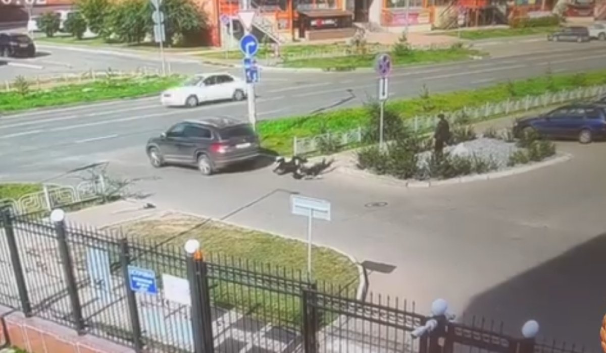 Фото: Стопкадр видео Госавтоинспекции Абакана