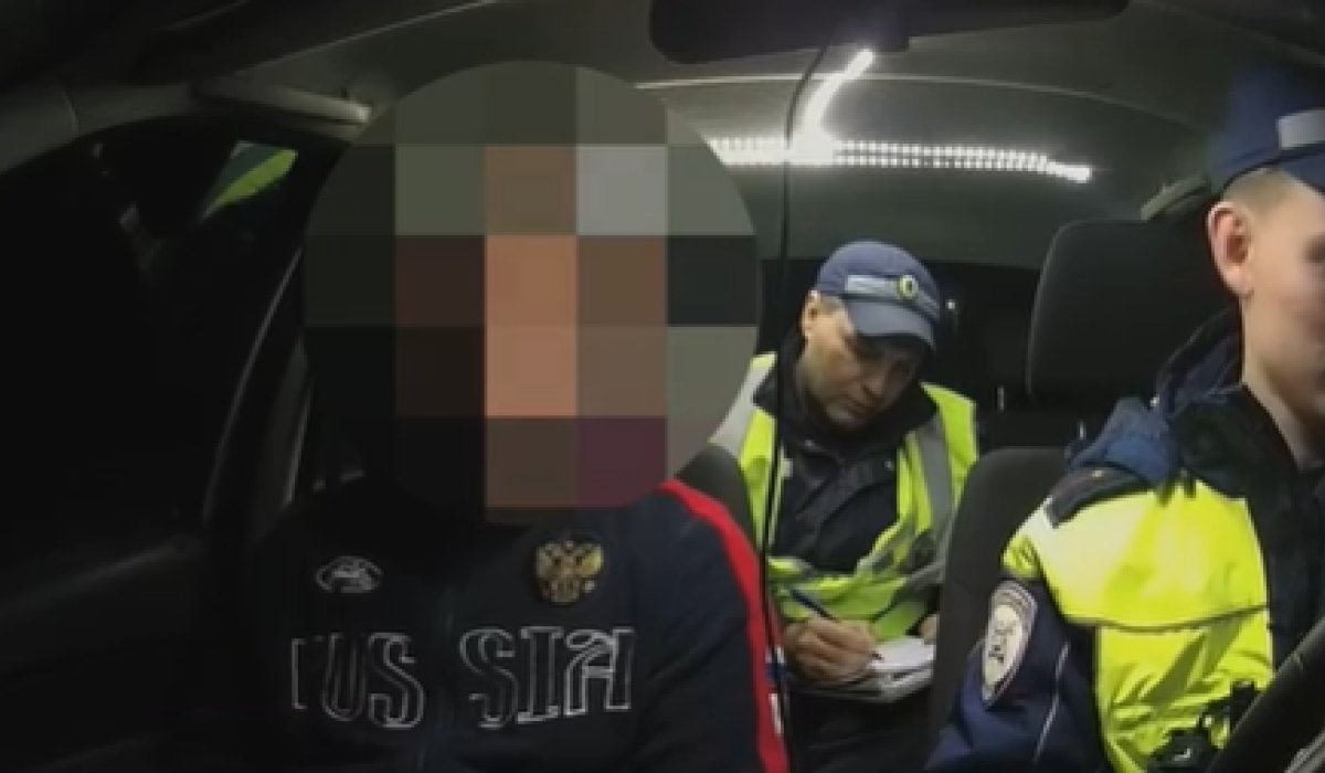 Фото: Стопкадр видео Госавтоинспекции Хакасии