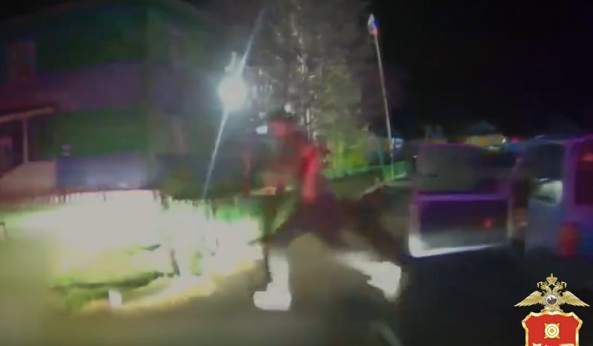 Фото: Стопкадр видео МВД по Хакасии