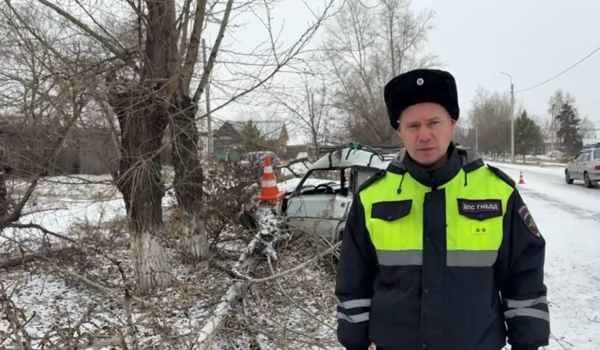 Фото: Стоп-кадр видео Госавтоинспекции Хакасии