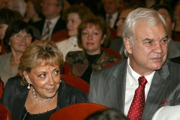 Телеведущий Владимир Молчанов с супругой Консуэлой, 2008 г. Рамиль ГАЛИ