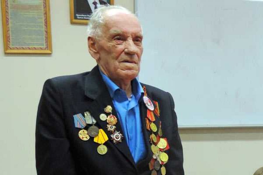 На фото участник Великой Отечественной войны Григорий Захаренко